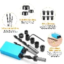 15Pcs Pocket Hole Jig 15 Degree Angle Oblique Hole Locator Dowel Drill Guide Kit3.webp