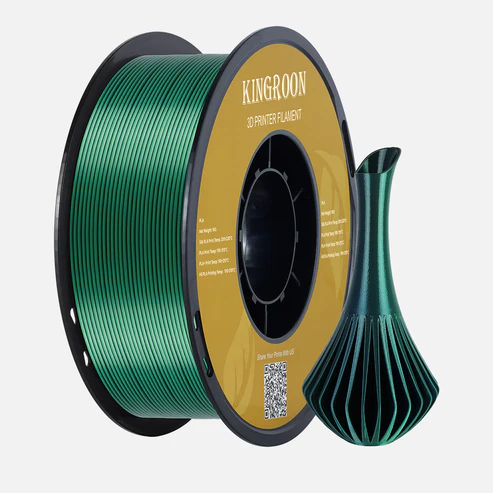 Silk Gold Green Black tri-color PLA
