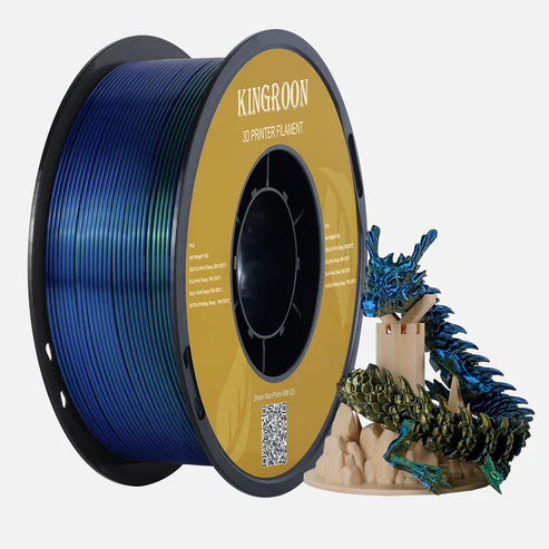Silk Gold Green Blue tri-color PLA