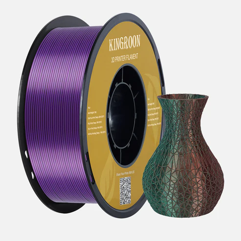 Silk Green Purple Copper tri-color PLA