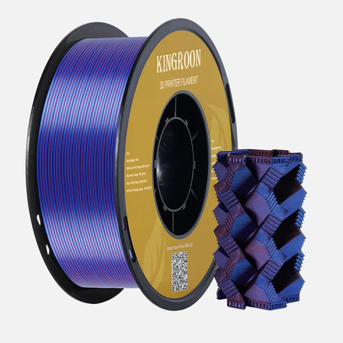 Silk Red Gold Blue tri-color PLA