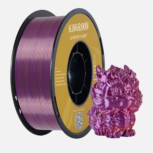 Silk Red Gold Purple tri-color PLA